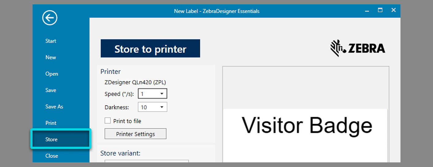 Zebra Printing: How do I store my ZPL file?